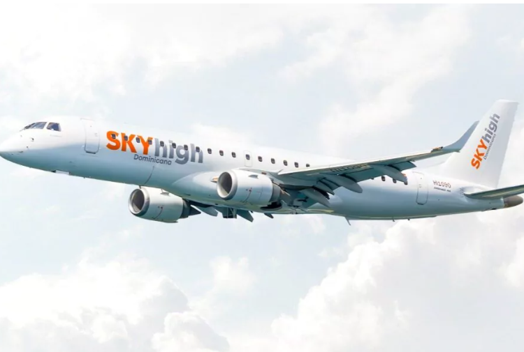SKYhigh Dominicana activa prevención y retorna vuelo DO850 al AILA de forma segura